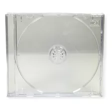 Estojo Capa Box Cd Acrilico Cristal Kit Com 150 Unidades