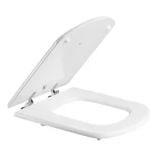 Asiento Inodoro Roca Dama Senso C/ Herraje Cromo Mdf Derpla Color Blanco