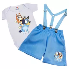  Conjunto Infantil Bluey Bingo Para Menino Cachorrinho Festa