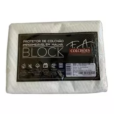 Protetor Colchão Impermeável Malha Block Casal - 138 X 1,88