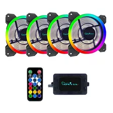 Ventilador Rgb Apevia St4-rgb Spectra 120mm Para Gaming,