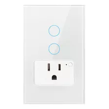 Moyac Enchufe Wifi 2 Interruptores Smartlife Alexa