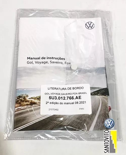 Manual De Bordo Volkswagen Gol Voyage Fox Saveiro 5u3012766