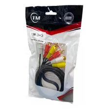 Cable De Audio Y Video Marca Tm 3x3 Medida De 3 Metros