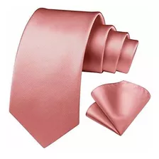 Hisdern Corbatas De Color Sólido Para Hombre, Corbata Formal