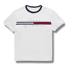 Camiseta Tommy Hilfiger Infantil Tino Bright White