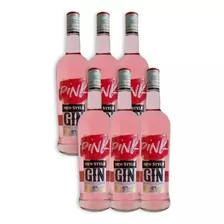Gin New Style Pink London Dry Caja X6u 1000ml Argentina