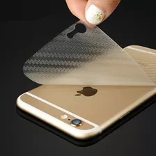 2 Películas Fibra Carbono Traseira iPhone 6 6s - Envio Já!!