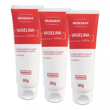 Vaselina Sólida Hidratante Vasemax = Kit Com 3 = 60g Cada
