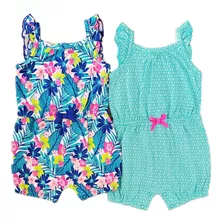 Set 2 Piezas Romper Enterizo Body Bebe Niña 3 Meses Carter