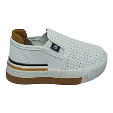 Tênis Molekinho Slip On Infantil Bebê Masculino Casual