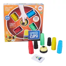 Jogo Speed Cups Copinhos Coloridos Jogo Pedagógico