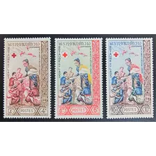 Laos, Serie Completa Sc 85-87 Cruz Roja Año 1963 Mint L18719