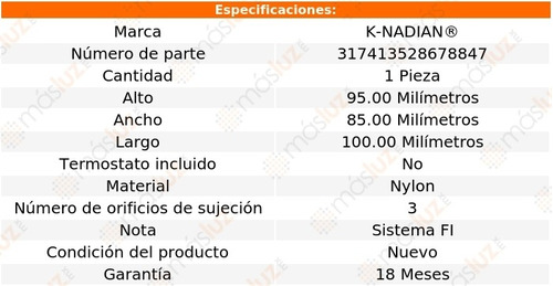 1- Toma Agua Nylon Passat Cc V6 3.6l 2011 K-nadian Foto 3