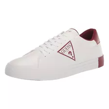 Tenis Guess Originales Hombre Casuales Blancos Logo Premium