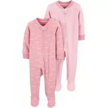 Mamelucos - Pijamas Para Bebés Niñas Carters 2 Piezas