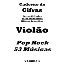 Caderno De Cifras Para Violão 53 Músicas Pop/rock Impresso