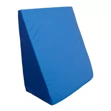 Almofada Triangular Leitura Amamentação Anti Refluxo Cor Azul