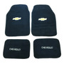 Kit 4 Tapetes Alfombra Logo Chevrolet Chevy C2 2005