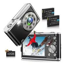 Video Cámara Digital 4k Fhd Cámara Dual Autoenfoque Selfies