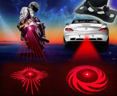 Luz Laser Antiniebla 12 V, Uso Rudo, Autos Y Motos 6 Figuras Foto 5