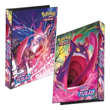 Pasta Fichário Pokémon Golpe Fusão Mew Gengar Álbum Capadura