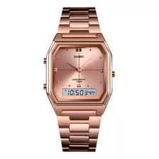Reloj Digital Skmei Fashion De Acero Inoxidable 2258