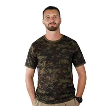 Camiseta Masculina Soldier Camuflada Digital Argila / Bélica