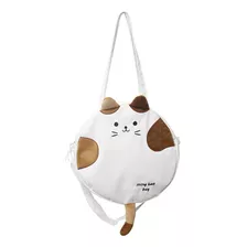 Mochila Kawaii, Bolso De Lona, Bandolera Con Diseño De Gato