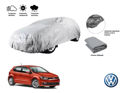 Cubierta Funda Cubreauto Afelpada Vw Polo 1.6l 2018 Foto 2