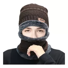 Gorro De Felpa Térmica Para Invierno Con Forma De Bufanda, D