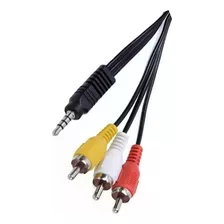 Cable Mini Plug 3.5 Mm Jack A 3 Rca Audio Video X 2 Juegos