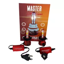 Focos Led 4 Caras Evolum Master F4 22000 Lumenes H4/h13/9007