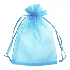 Bolsa Organza Diferente Colores (18x13cm) 12 Uds Glam Color Celeste