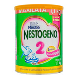 Leche De Fórmula  En Polvo Nestlé Nestogeno 2  En Lata De 1.1kg - 6  A  12 Meses