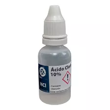 Ac Clorhídrico 10% - Gotario 20ml - Prueba Geo - Geopixeles