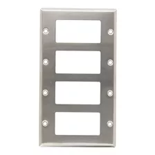 Morris 83140430 Placa De Pared, Gfci Decorativo, 4 Ganchos, 