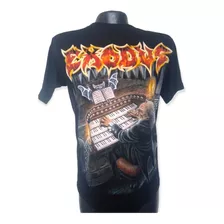 Camiseta Exodus Tempo Of The Damned Rock Metal