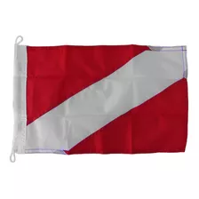 Bandeira Mergulho P Barcos Mastro Alcançado Náutica 24x40cm