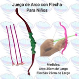 Juego De Arco Con Flechas Juguete Infantil Para NiÃ±os