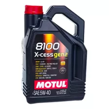 Aceite Motul 8100 X-cess Gen2 5w-40 Vw Bmw Mercedes Porsche