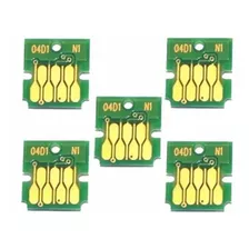 5 Chips Caixa De Manutenção Epson T04d1 L6270 L6470 L6490