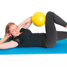 Bola Para Pilates E Exercícios Diam 26 Cm Amarela - Ortho Pa