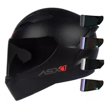 Capacete Moto Asx City Diversas Cores + Viseira Extra