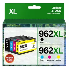 Axeset 962xl Cartuchos De Tinta Paquete Combo Compatible Par