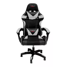 Cadeira Gamer ELG Drakon Ch31bkwh Preta E Branca Cor Preto/branco Material Do Estofamento Couro Sintético