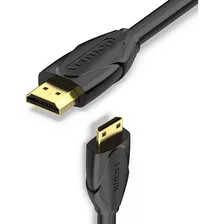 Mini Hdmi Cable Video & Audio (1m) Dorado Tv 4k Pvc Camara