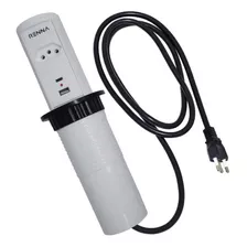 Torre De Tomada Com Usb + Tipo C Subida Automática 20a Cor Branco