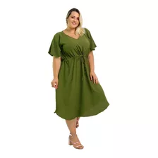 Vestido Plus Size Feminino Longo Tamanho Grande Evangélico