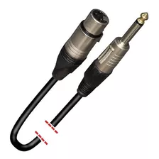 Cable Señal De Audio Xlr3f A Jack Ts 1/4 3 Mt Mk 42 2